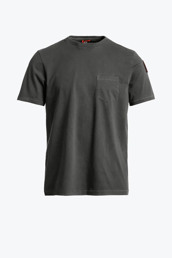 Black Parajumpers Basic Men's T Shirts | USA-043178